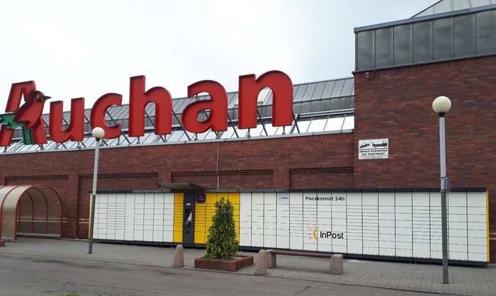 Поштомат TYC01A Przy markecie Auchan