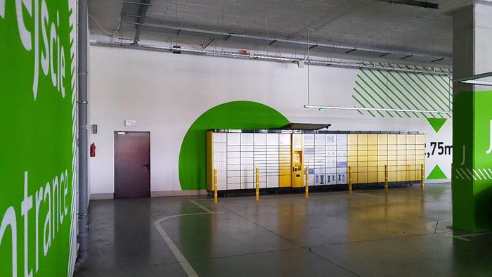Paczkomat TYC14A Parking Zielony J Gemini Park