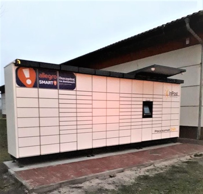 Paczkomat TYH01M Przy sklepie Polomarket