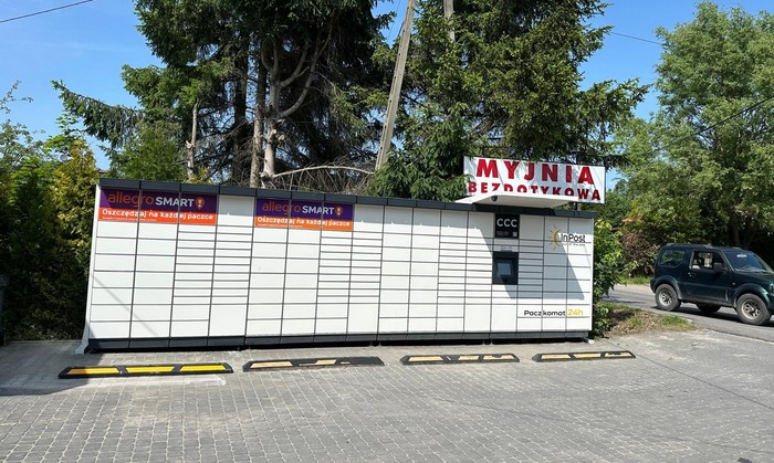 Paczkomat TZN02M Przy Auto Serwis