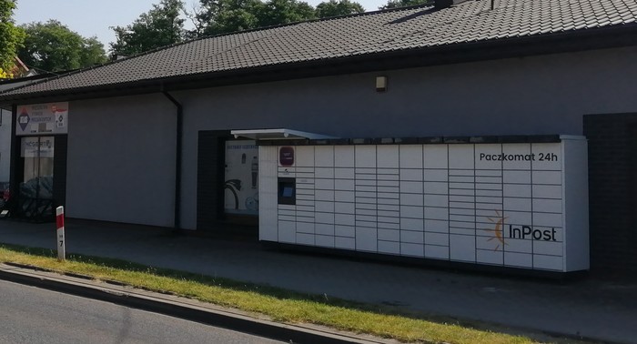 Paczkomat UJZ01M Przy sklepie Polfarb Centrum Budowlane