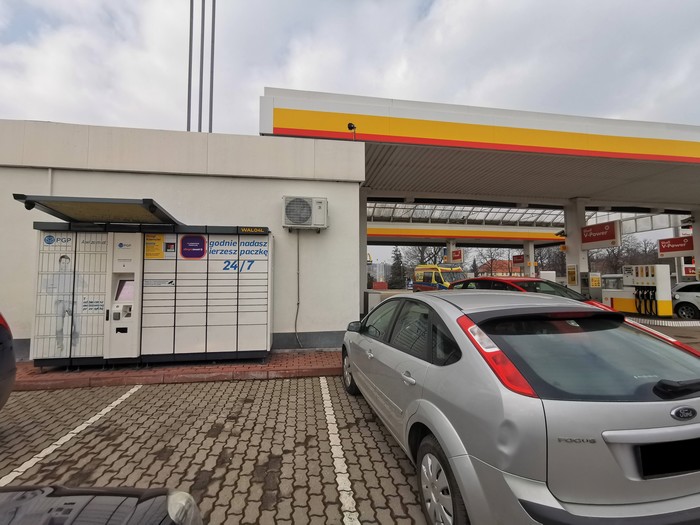 Paczkomat WAL04L Stacja paliw Shell