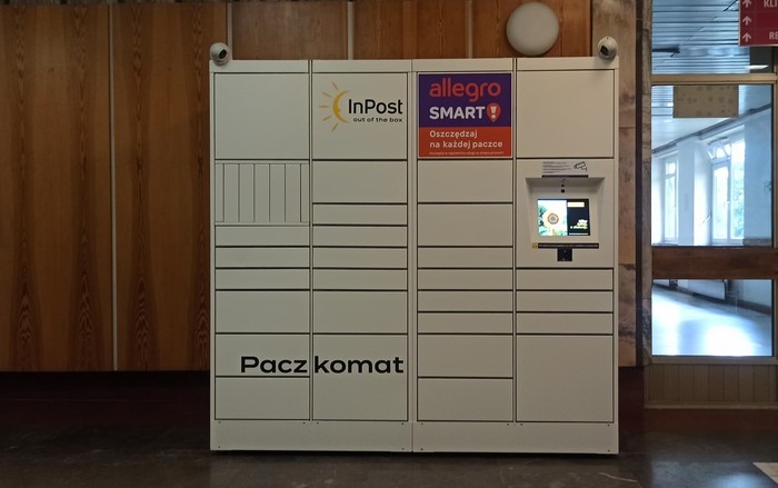 Paczkomat WAW106H W Narodowym Instytucie Onkologii