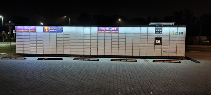 Paczkomat WAW227M Przy myjni bezdotykowej