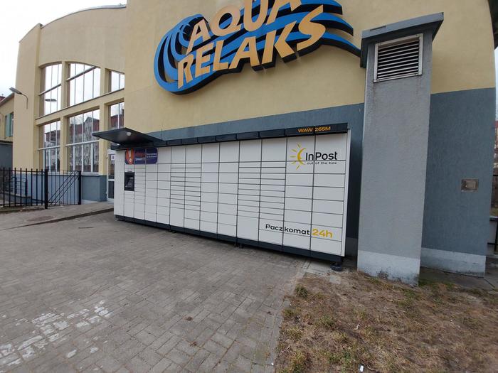 Paczkomat WAW265M Przy AquaRelaks (pływalnia)