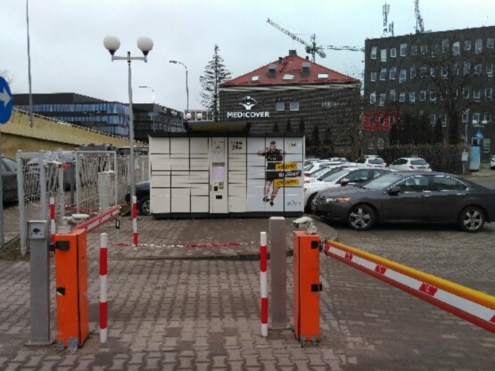 Paczkomat WAW29A Przy biurowcu Immofinanz