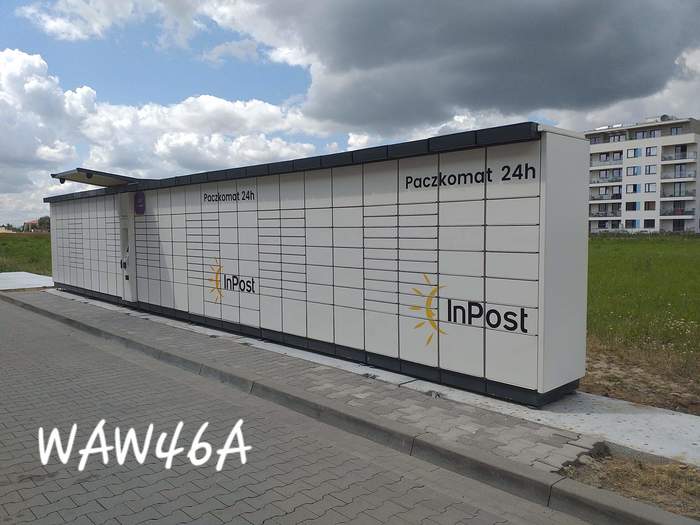 Paczkomat WAW46A Za parkiem handlowym City Park