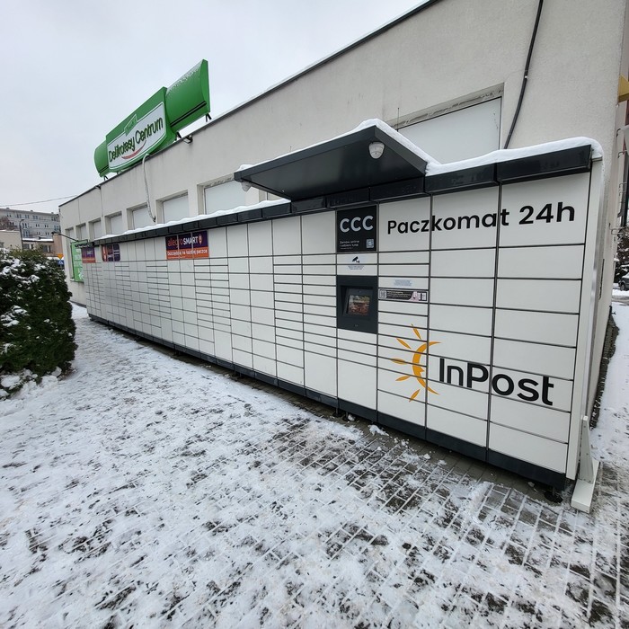 Paczkomat WAW51M Za sklepem Lewiatan