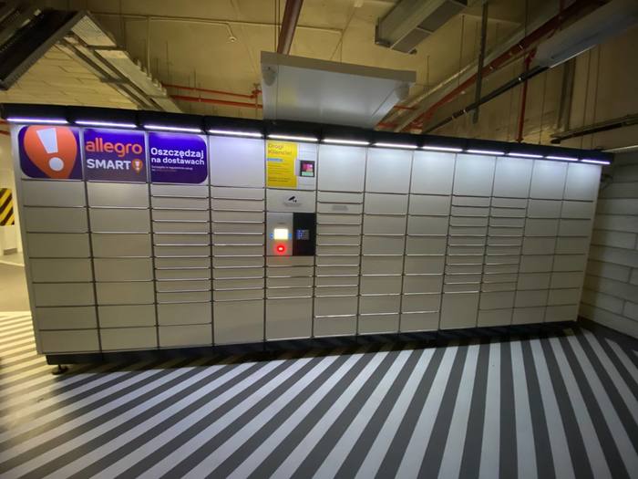 Parcel Locker WAW65N Parking -1 wjazd od strony ul. Grzybowskiej