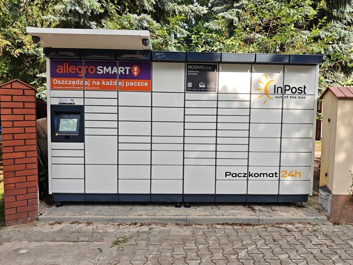 InPost's photo of the locker: InPost WAW839M