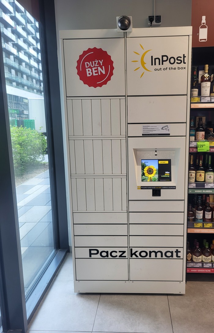Paczkomat WAW87HP w sklepie Duży Ben