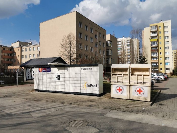 Поштомат WAW88N Obok apteki przy Wrocławskiej 20