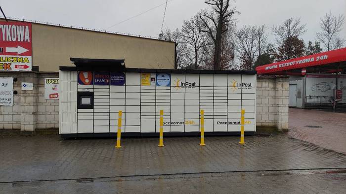 Paczkomat WGR02M Przy myjni bezdotykowej