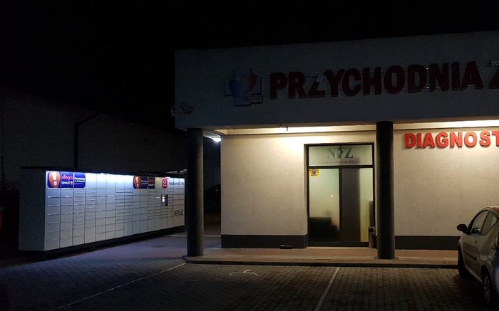 Paczkomat WLC03N Przy sklepie Lewiatan