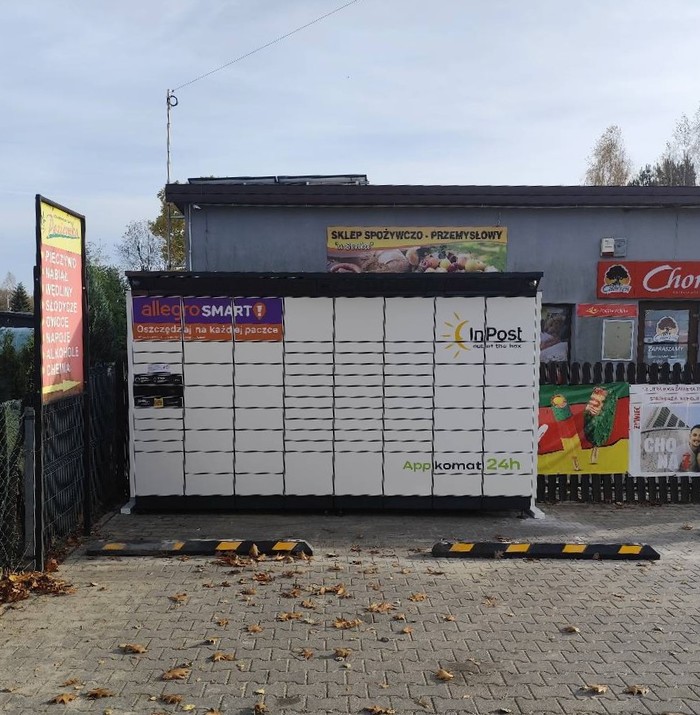 Parcel Locker WLGQ01BAPP Przy sklepie spożywczym
