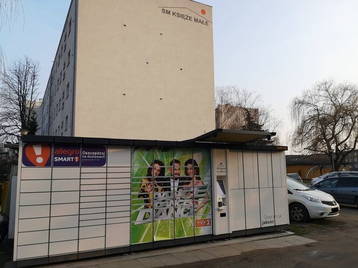 Paczkomat WRO11B Parking SM Księże Małe