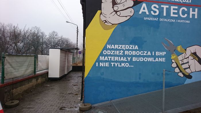 Paczkomat WRO32A Przy sklepie Astech