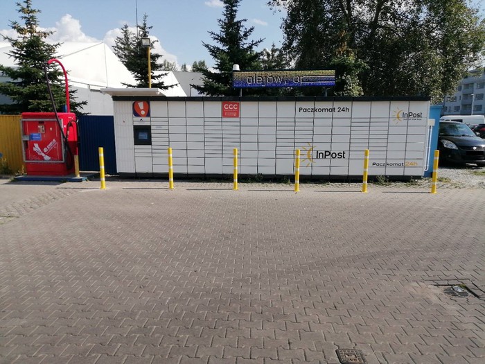 Paczkomat WRO70M Na terenie Myjni