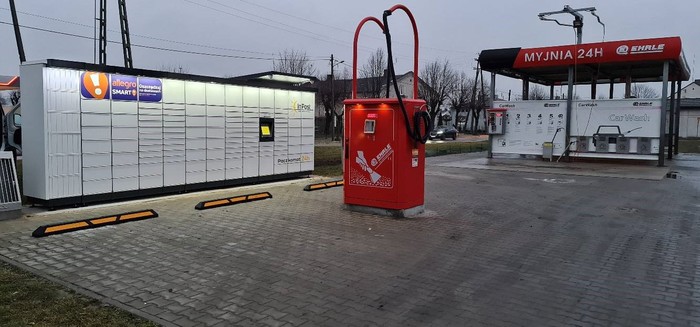 Paczkomat WRT01M Na myjni bezdotykowej