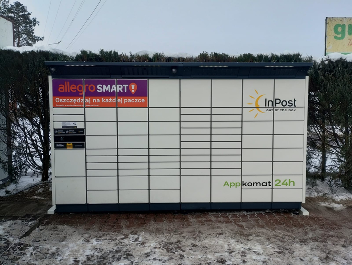 Paczkomat WSQL01BAPP Przy sklepie spożywczym Groszek