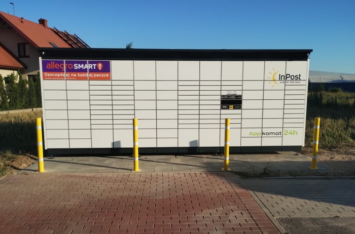 Paczkomat WZM01BAPP posesja prywatna