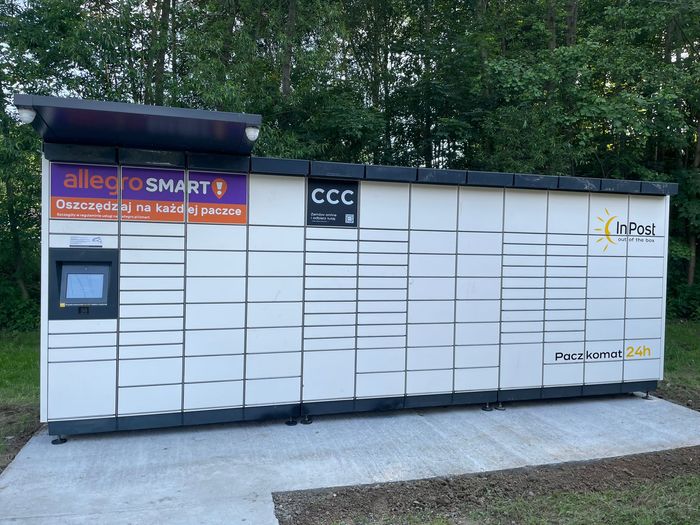 Paczkomat XDE02M Przy sklepie spożywczym