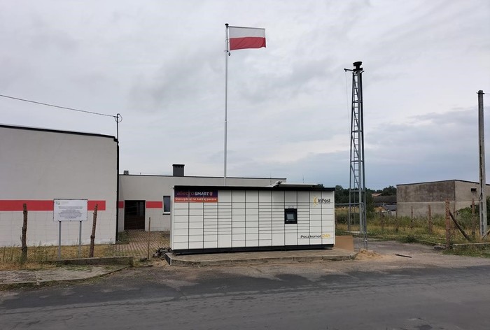 Paczkomat XEV01M Parking przed OSP Barczew