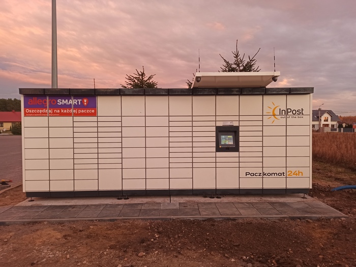 Paczkomat XSD01M Parking przy altance stacji ORLEN