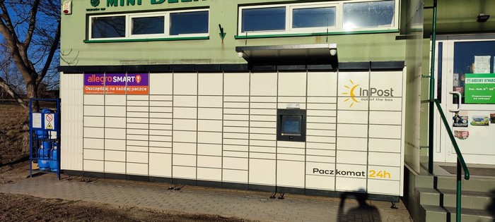 Поштомат XZW01M Parking przy sklepie Groszek