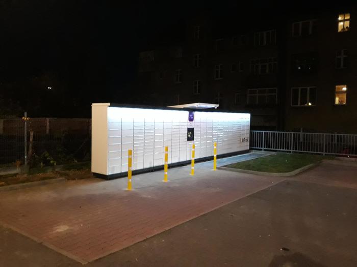 Paczkomat ZAB07M Przy sklepie Lidl