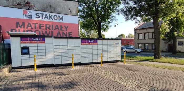 Parcel Locker ZAB45M Sklep Budowlany STAKOM Zabrze Paderewskiego
