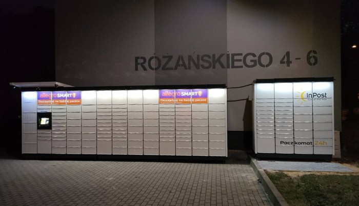 Paczkomat ZAB56M Zabrze Różańskiego