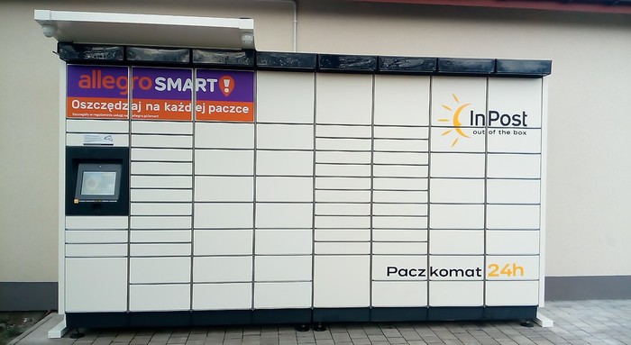 Поштомат ZADA01M Przy sklepie spożywczym Premium