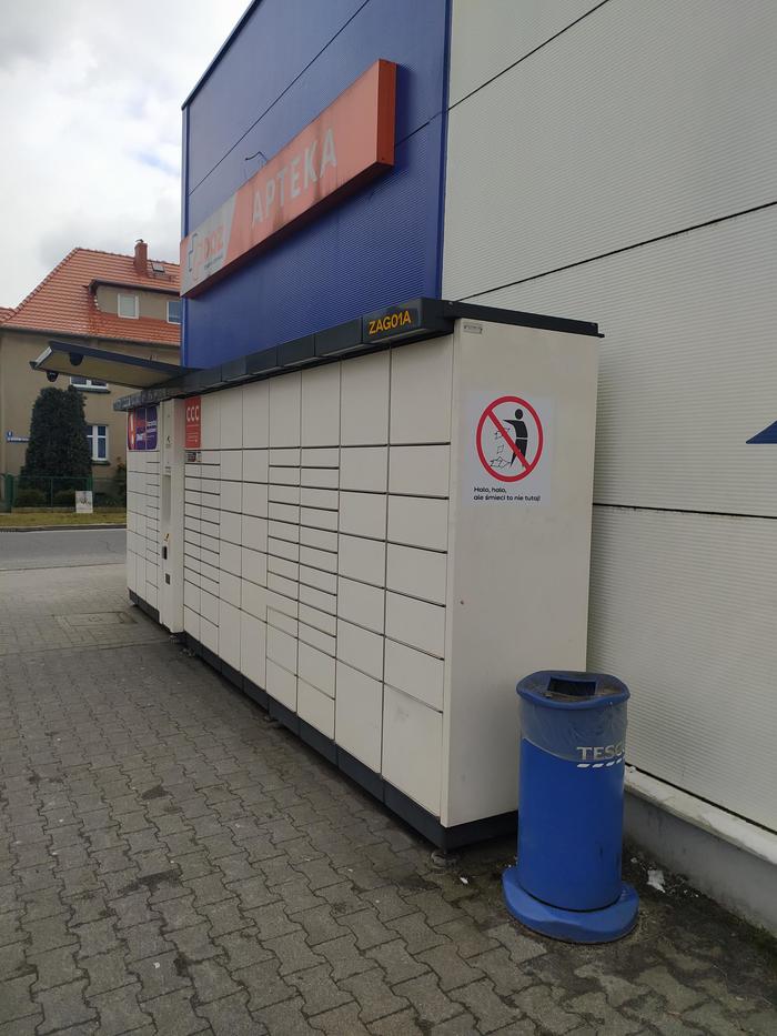 Paczkomat ZAG01A Przy markecie  Netto