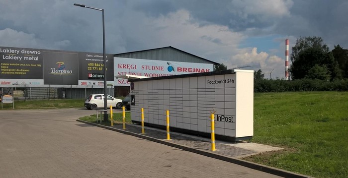 Paczkomat ZBA01M Przy sklepie Lidl