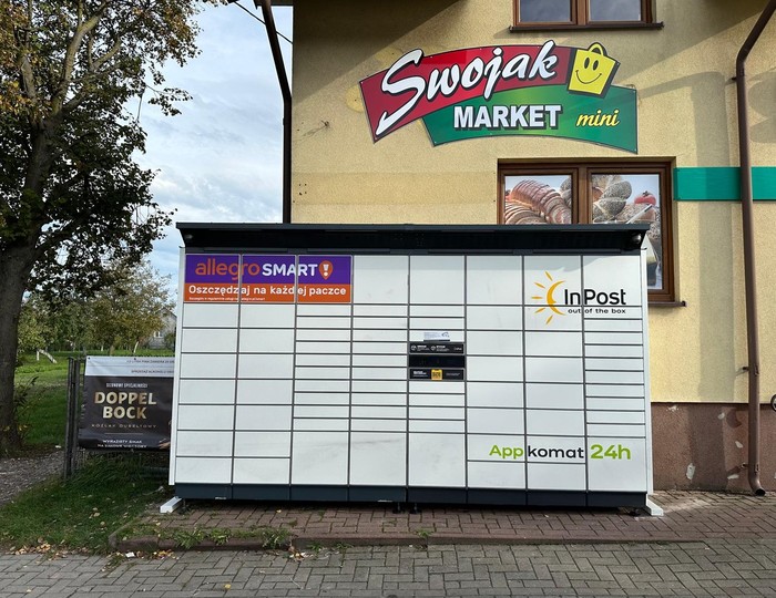 Parcel Locker ZDAN01BAPP Przy sklepie spożywczym
