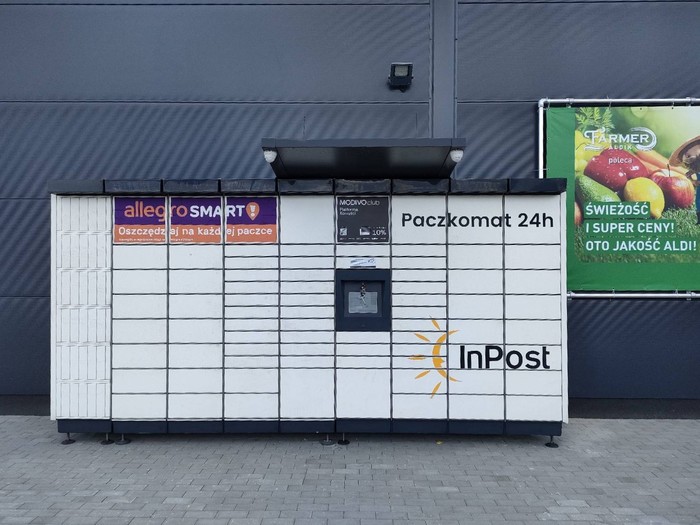 Paczkomat ZDZ08M Sklep Aldi