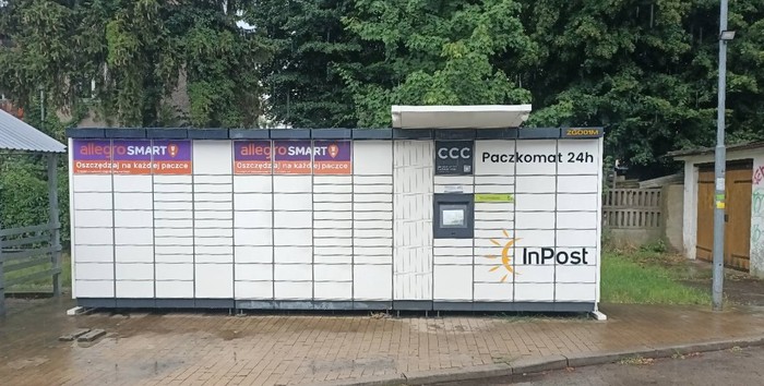 Paczkomat ZGO01M parking wewnętrzny