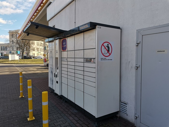 Parcel Locker ZGO02L Stacja paliw Shell