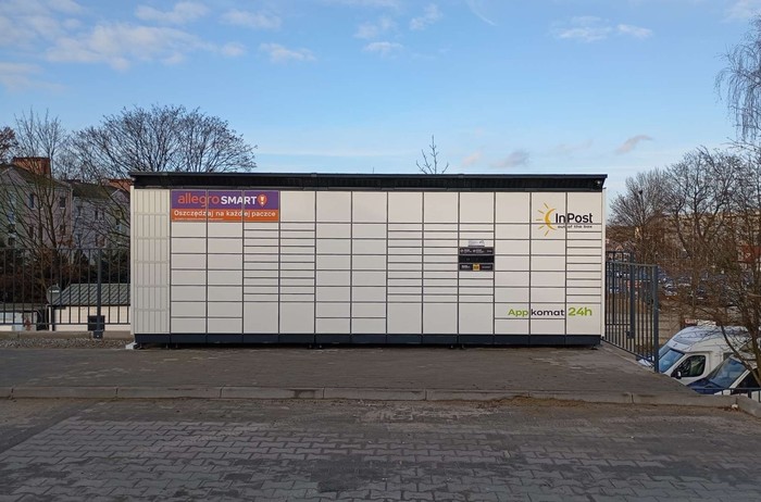 Paczkomat ZGO07BAPP przy parkingu Aldi