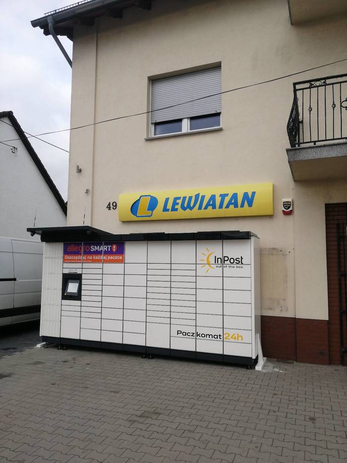 Parcel Locker ZIW01M Przy sklepie Lewiatan