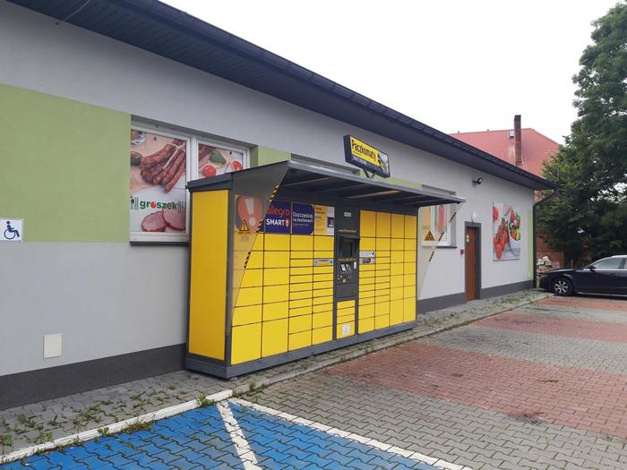Paczkomat ZLZ01E Przy sklepie Groszek