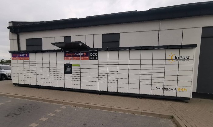 Paczkomat ZMG02M Parking przy Centrum Handlowym