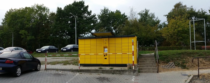 Paczkomat ZOR03A Parknig centrum handlowego