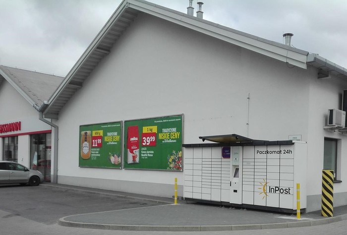 Parcel Locker ZUK02A Przy sklepie Lidl