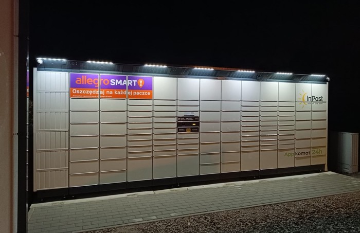 Parcel Locker ZVK01BAPP Przy salonie Kosmetycznym DIAMOND
